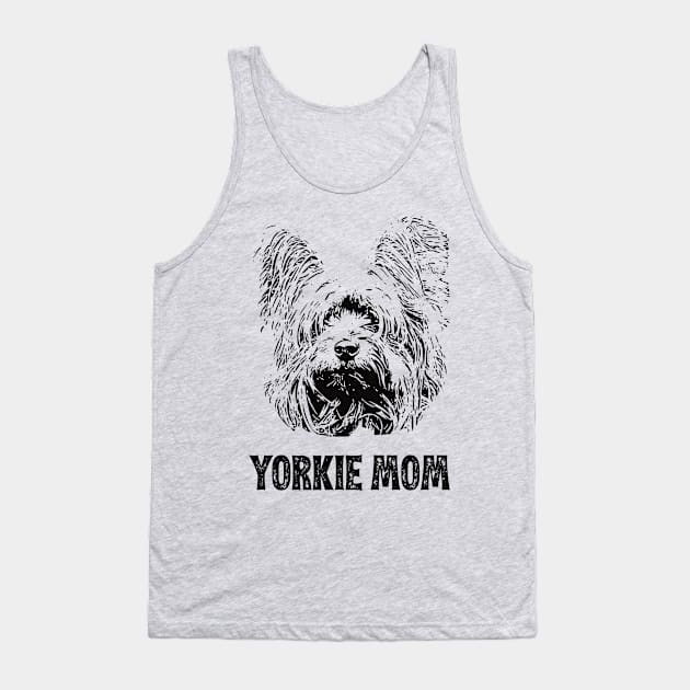 Yorkie Mom - Yorkshire Terrier Dog Mom Tank Top by DoggyStyles